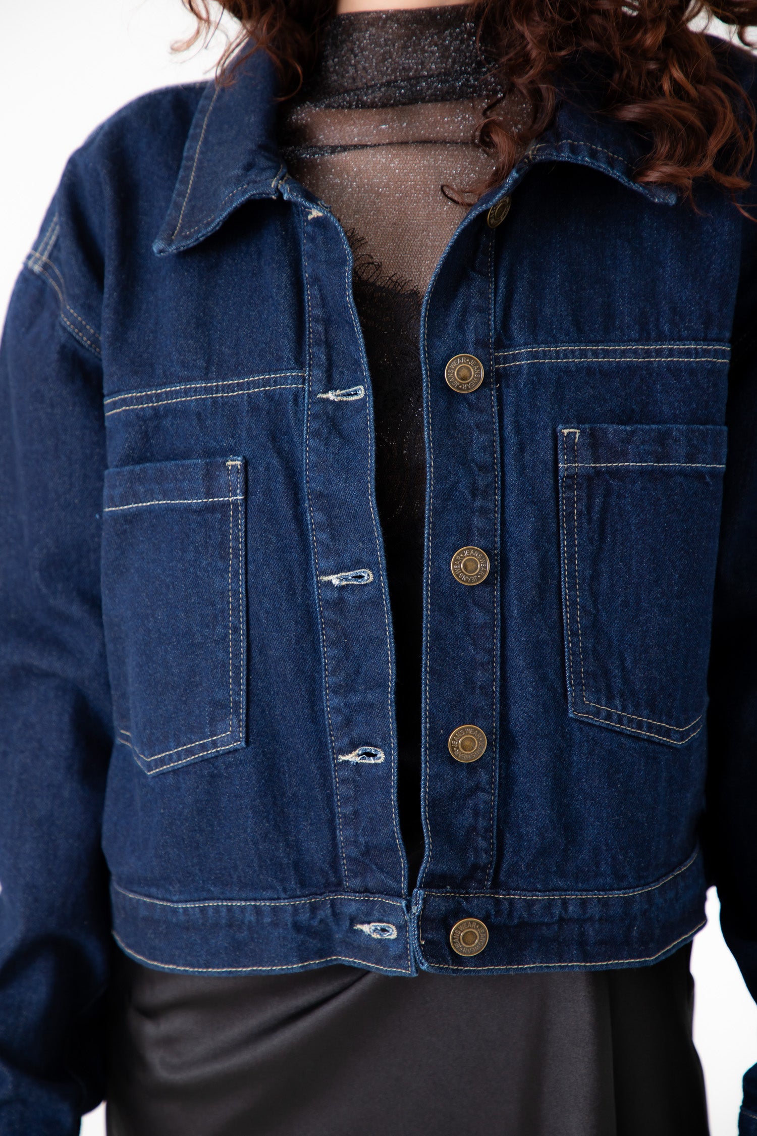 Chaqueta Raw Denim Bordado DANK